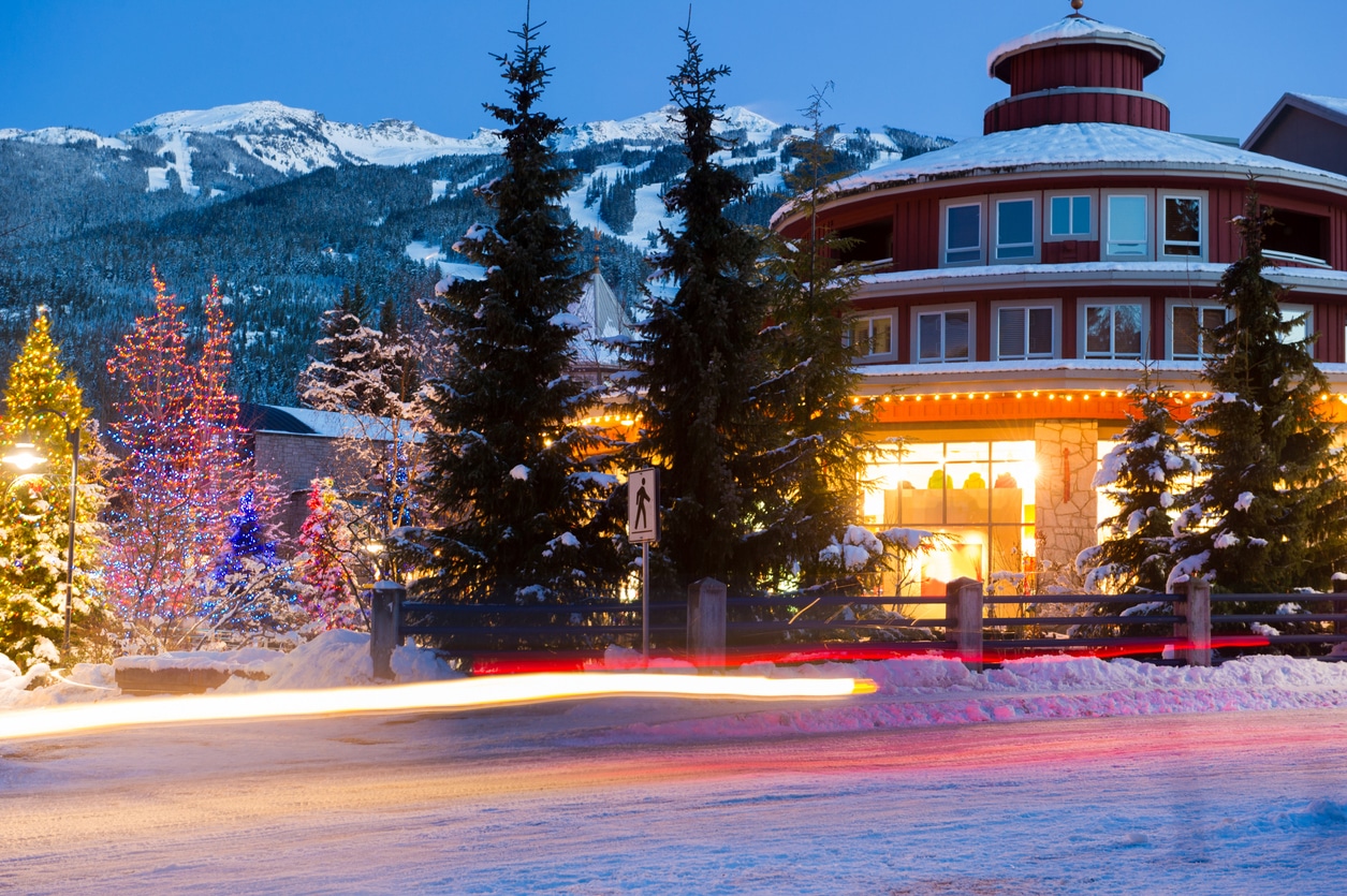Winter Glow Spectacular - Whistler village during winter