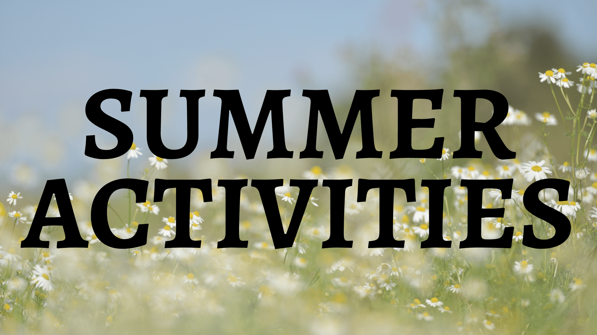 Summer Activities 